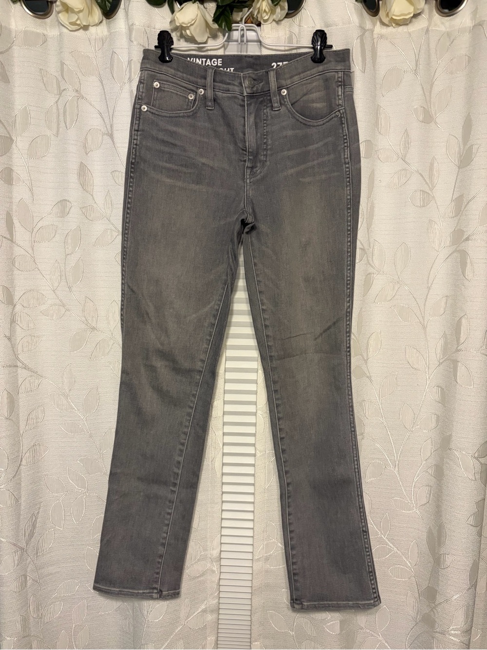J. Crew Gray Straight-Leg Women's Jeans